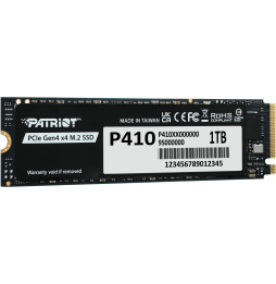 Disque Dur interne SSD Patriot P410 M.2 2280 Gen4x4 NVMe 1 To (P410P1TBM28H)