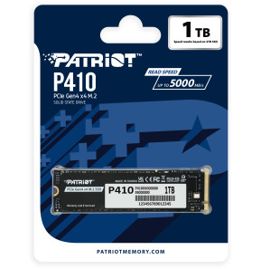 Disque Dur interne SSD Patriot P410 M.2 2280 Gen4x4 NVMe 1 To (P410P1TBM28H)