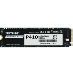 Disque Dur interne SSD Patriot P410 M.2 2280 Gen4x4 NVMe 2 To (P410P2TBM28H)