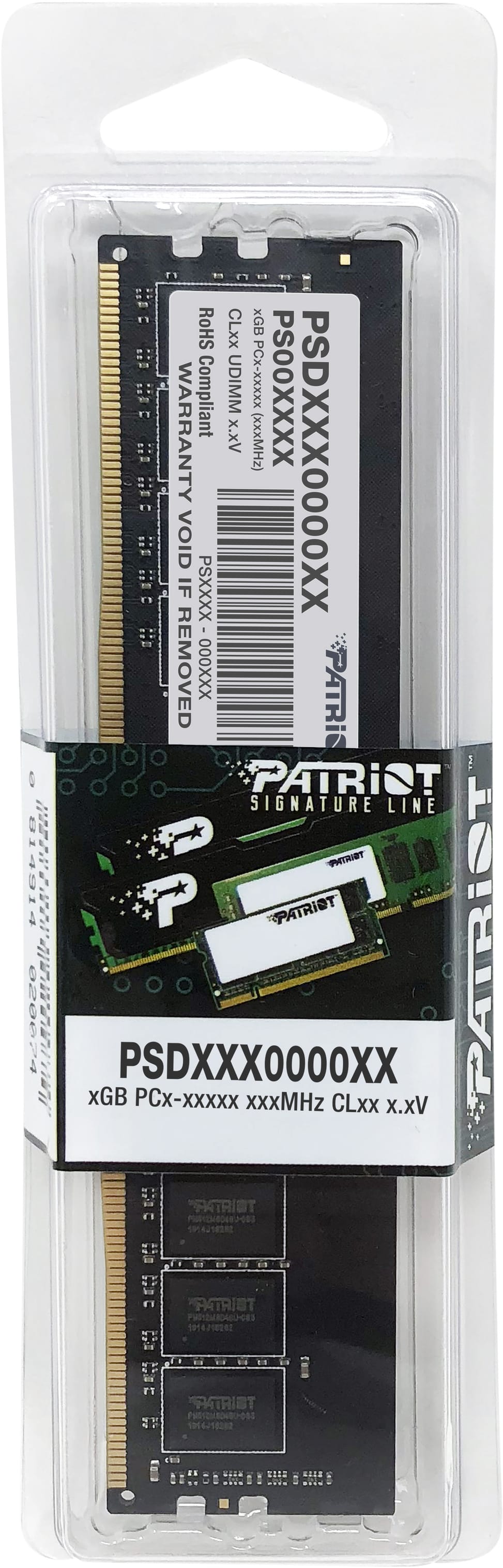 Barrette mémoire Patriot signature line Premium 8GB U-DIMM DDR4 3200 MHz CL22 - Pc Bureau (PSD48G320081) — image 5