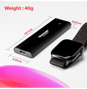 Disque Dur portable SSD Patriot Transporter Lite TYPE-C 2 To (PTPL2TBPECB)