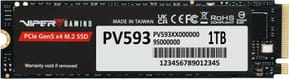 Disque Dur interne SSD Patriot viper gaming PV593 M.2 2280 Gen5 x4 NVMe 1 To (PV593P1TBM28H)