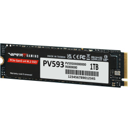Disque Dur interne SSD Patriot viper gaming PV593 M.2 2280 Gen5 x4 NVMe 1 To (PV593P1TBM28H)