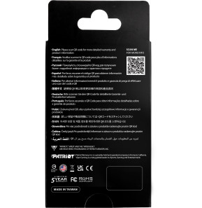 Disque Dur interne SSD Patriot viper gaming PV593 M.2 2280 Gen5 x4 NVMe 1 To (PV593P1TBM28H)