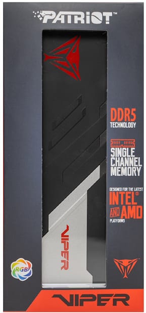 Barrette mémoire Patriot Viper Venom RGB 16GB U-DIMM DDR5 6000 MHz CL30 - Pc Bureau (PVVR516G60C30) — image 7