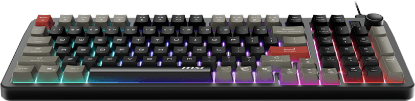 لوحة مفاتيح للألعاب بإضاءة خلفية MSI FORGE GK110 - AZERTY (S11-04FR254-HH9) — صورة 2