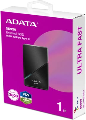 Disque Dur portable SSD ADATA SE920 USB-C - 1To (SE920-1TCBK) — image 8