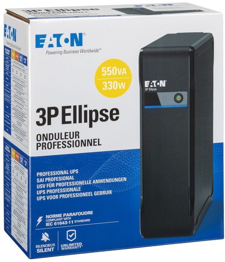 Onduleur Off-line Eaton 3P Ellipse 3P550F - 330 W / 550 VA - 4 prises FR — image 7