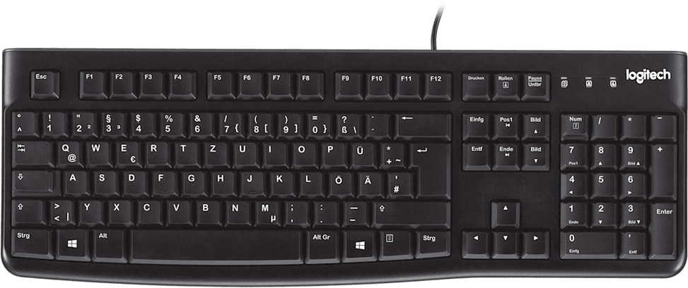 Logitech K120 USB Wired Keyboard - QWERTY (920-002495) — image 1