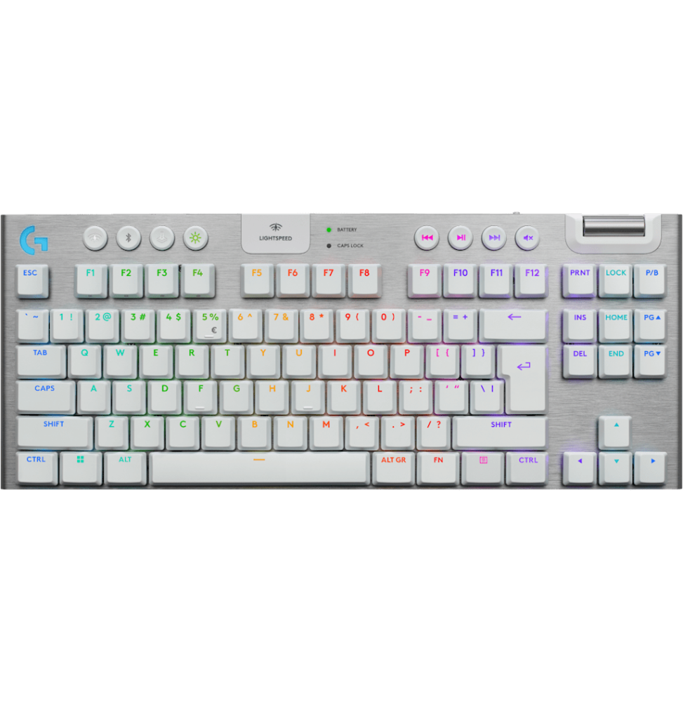 Clavier gaming sans fil Logitech G915 X lightspeed TKL - Tactile QWERTY (920-012737)