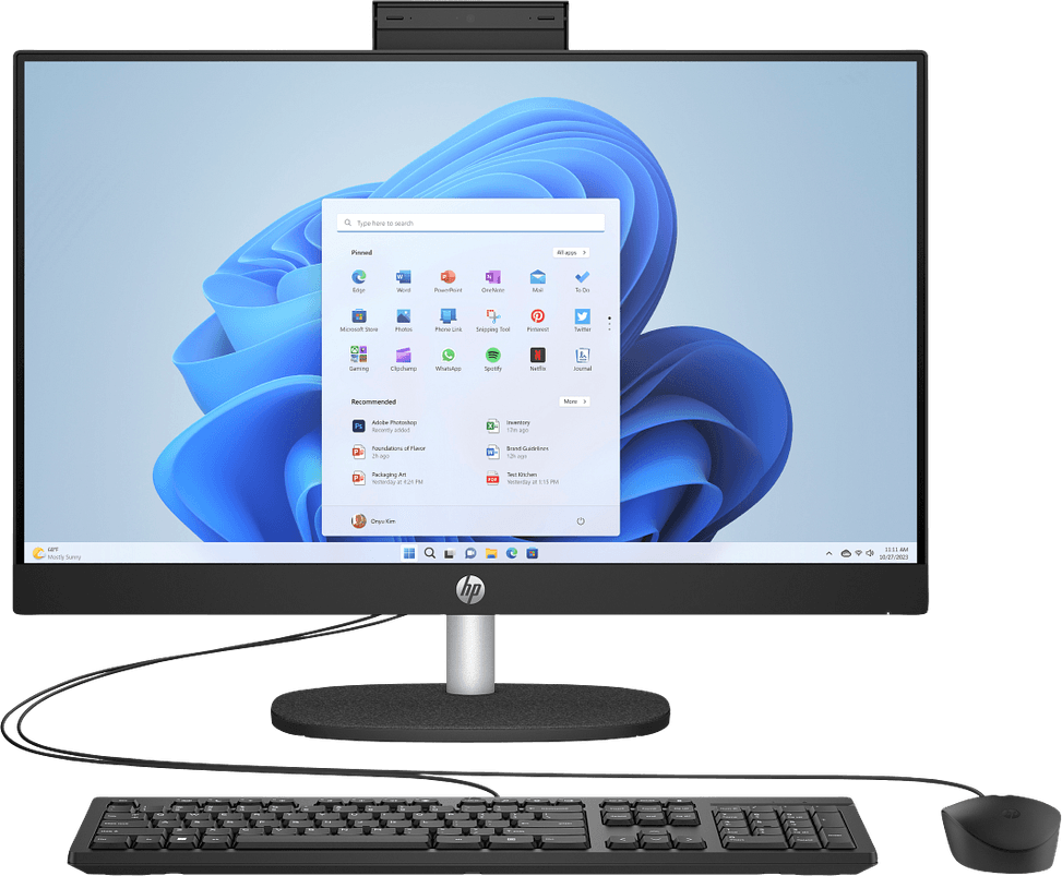 Ordinateur tout-en-un HP 24-cr1002nk (BW3A2EA) — image 1