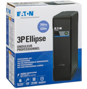 Onduleur Off-line Eaton 3P Ellipse 3P700UF - 420 W / 700 VA - 4 prises FR + USB