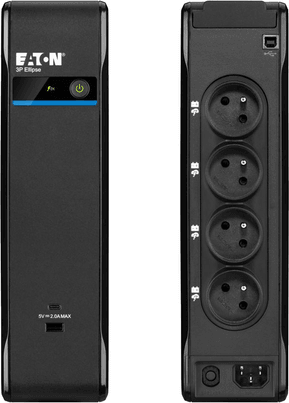 Onduleur Off-line Eaton 3P Ellipse 3P1300UF - 840 W / 1300 VA - 8 prises FR + USB