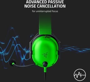 Casque gaming Razer Blackshark V2 X Vert - Jack 3.5 mm (RZ04-03240600-R3M1) — image 3