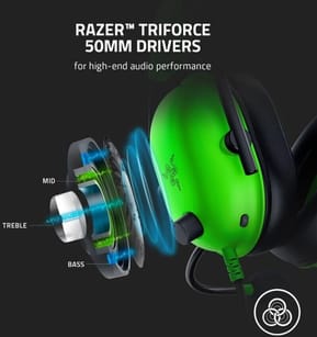 Casque gaming Razer Blackshark V2 X Vert - Jack 3.5 mm (RZ04-03240600-R3M1) — image 4