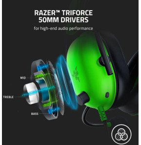 Casque gaming Razer Blackshark V2 X Vert - Jack 3.5 mm (RZ04-03240600-R3M1)
