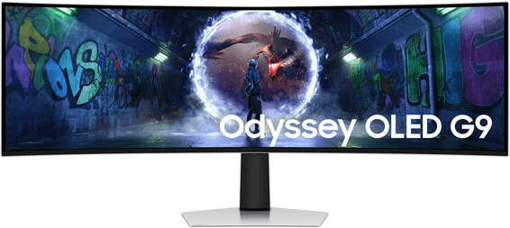Écran incurvé Gaming 49" DQHD Samsung Odyssey OLED G9 (LS49DG934SUXEN)