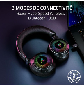Casque gaming Bluetooth Razer Kraken V4 (RZ04-05170100-R3M1)