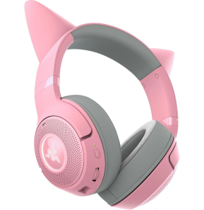 Casque gaming Bluetooth Razer Kraken Kitty V2 Quartz (RZ04-04860100-R3M1)