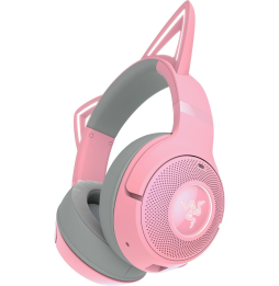 Casque gaming Bluetooth Razer Kraken Kitty V2 Quartz (RZ04-04860100-R3M1)
