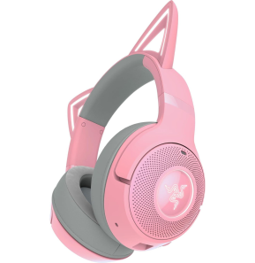 Casque gaming Bluetooth Razer Kraken Kitty V2 Quartz (RZ04-04860100-R3M1)