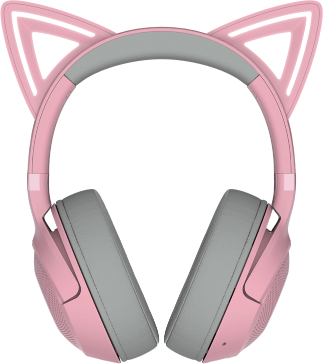 سماعة رأس للألعاب Bluetooth Razer Kraken Kitty V2 Quartz (RZ04-04860100-R3M1) — صورة 1
