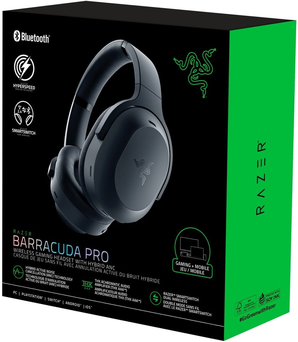 Casque gaming Bluetooth Razer Barracuda Pro (RZ04-03780100-R3M1) — image 7