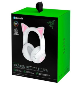 Casque gaming Bluetooth Razer Kraken Kitty V2 Blanc (RZ04-04860600-R3M1)