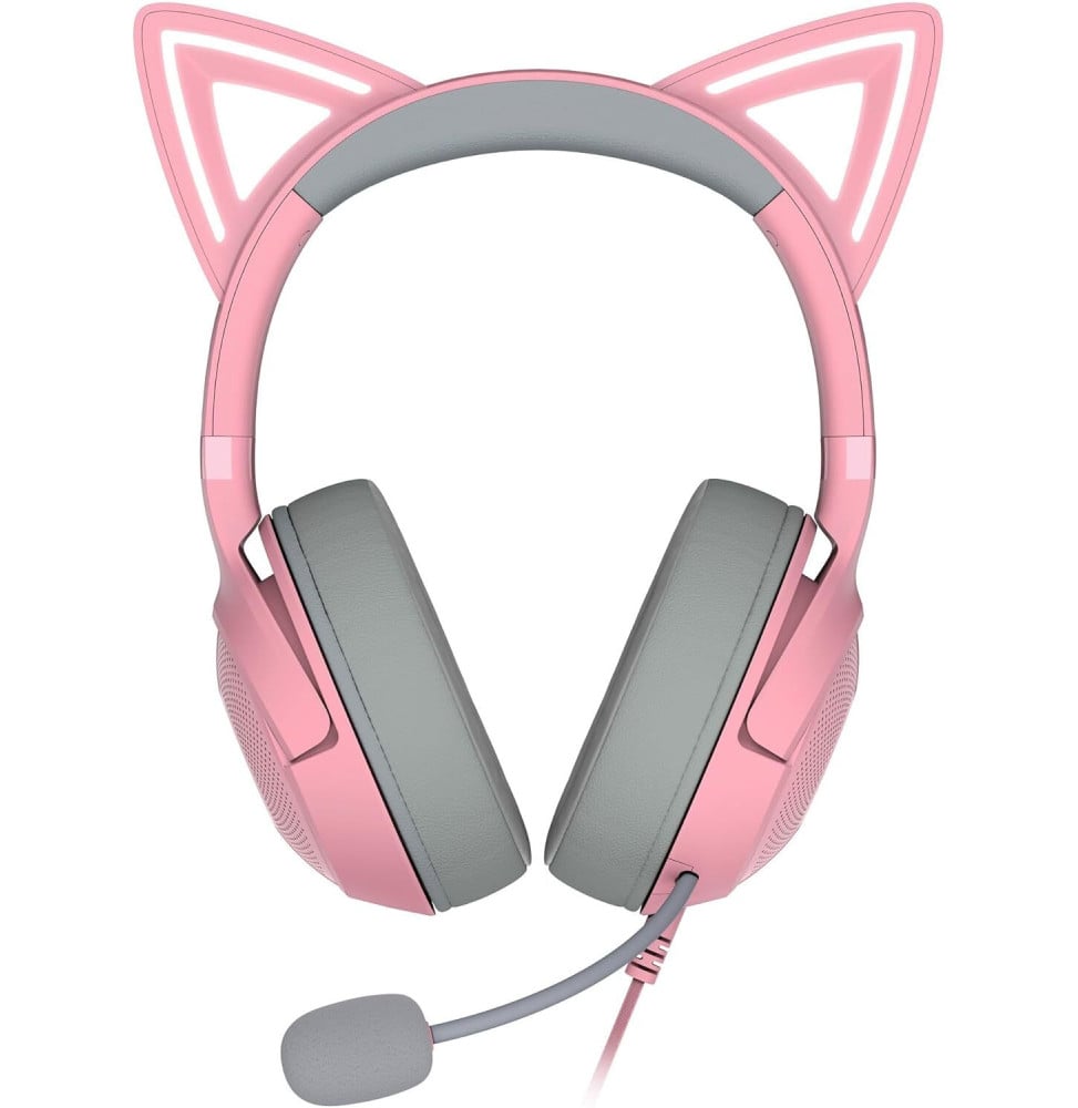 Casque gaming Razer Kraken Kitty V2 Quartz (RZ04-04730200-R3M1)