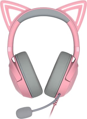 Casque gaming Razer Kraken Kitty V2 Quartz (RZ04-04730200-R3M1)