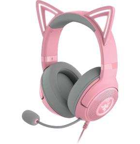 Casque gaming Razer Kraken Kitty V2 Quartz (RZ04-04730200-R3M1)