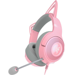 Casque gaming Razer Kraken Kitty V2 Quartz (RZ04-04730200-R3M1)