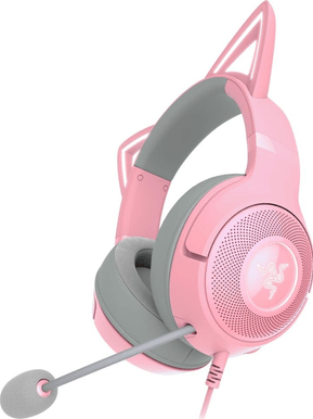 Casque gaming Razer Kraken Kitty V2 Quartz (RZ04-04730200-R3M1) — image 3