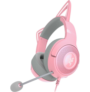 Casque gaming Razer Kraken Kitty V2 Quartz (RZ04-04730200-R3M1)
