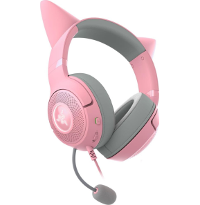Casque gaming Razer Kraken Kitty V2 Quartz (RZ04-04730200-R3M1)