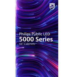 Écran affichage LED 44" 5000 Philips Public Signage Solutions (44HDL5000PP/00)