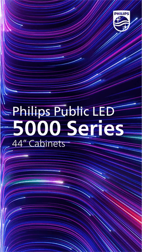 Écran affichage LED 44" 5000 Philips Public Signage Solutions (44HDL5000PP/00)