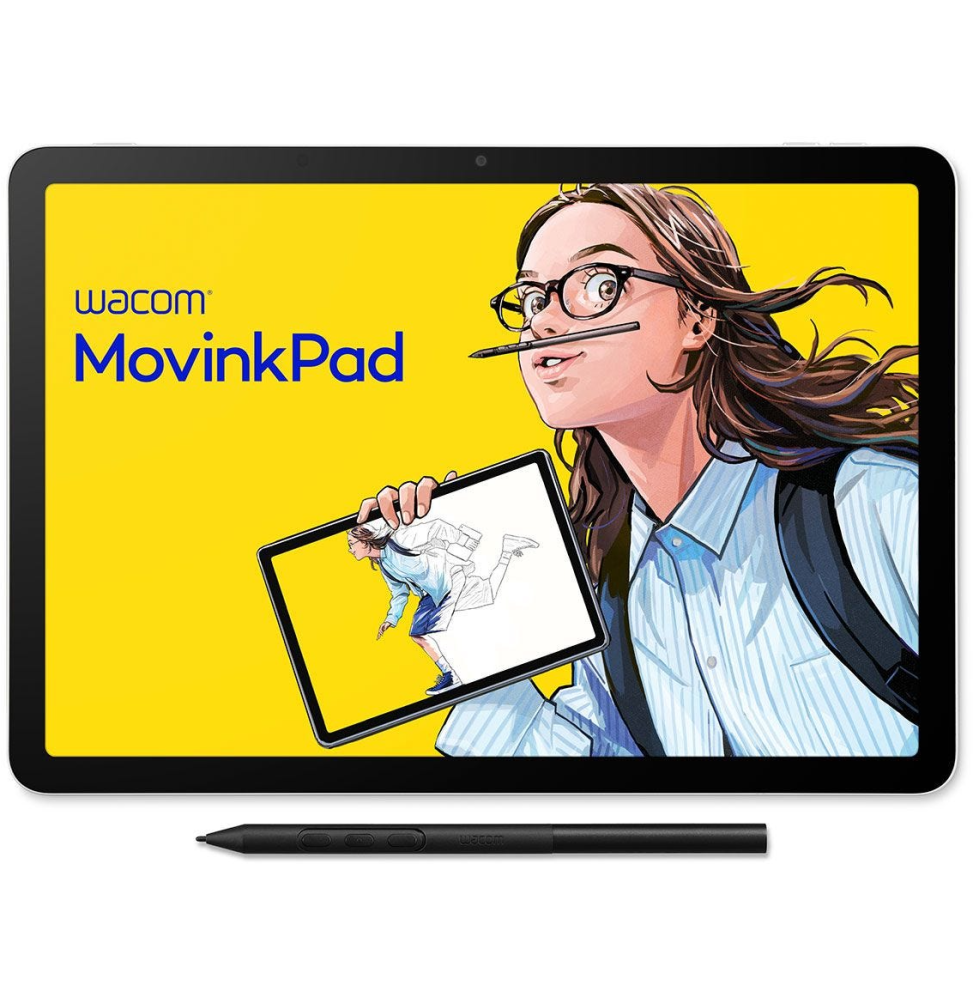 Écran tactile Android à stylet Wacom MovinkPad 11 : Tablette Graphique avec écran 11.5” (DTHA116CL0B)