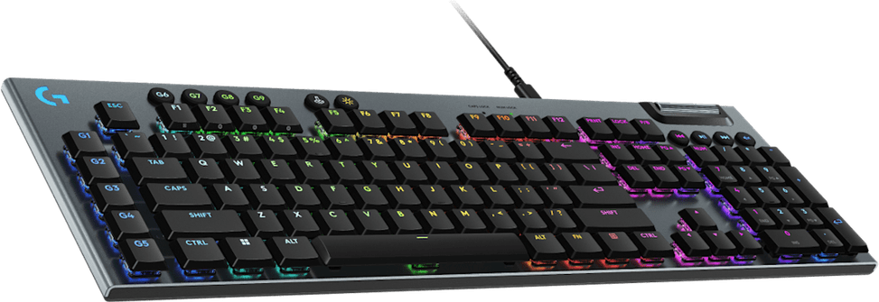 Clavier gaming rétroéclairé filaire Logitech G915 X à profil bas - QWERTY (920-012942) — image 2