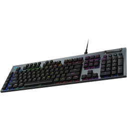Clavier gaming rétroéclairé filaire Logitech G915 X à profil bas - QWERTY (920-012942)