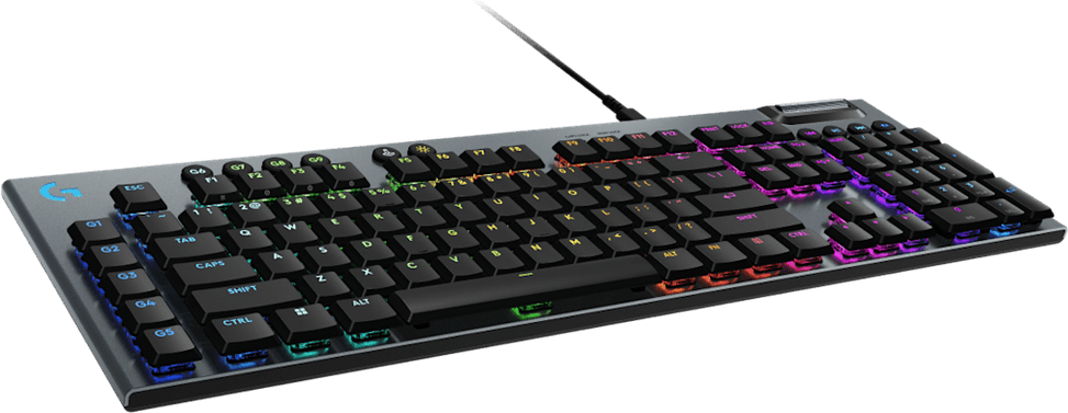 Clavier gaming rétroéclairé filaire Logitech G915 X à profil bas - QWERTY (920-012942) — image 4