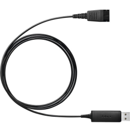 Micro-casque Jabra BIZ 1500 Duo Wideband micro antibruit + Adaptateur Jabra Link 230 - USB plug-and-play (1519-0154 + 230-09)