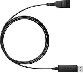 Micro-casque Jabra BIZ 1500 Duo Wideband micro antibruit + Adaptateur Jabra Link 230 - USB plug-and-play (1519-0154 + 230-09) — image 3