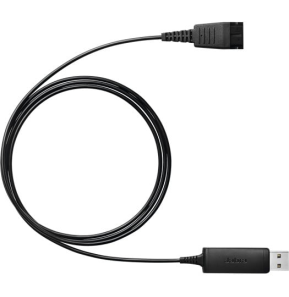 Micro-casque Jabra BIZ 1500 Duo Wideband micro antibruit + Adaptateur Jabra Link 230 - USB plug-and-play (1519-0154 + 230-09)