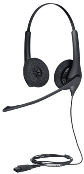 Micro-casque Jabra BIZ 1500 Duo Wideband micro antibruit + Adaptateur Jabra Link 230 - USB plug-and-play (1519-0154 + 230-09) — image 2
