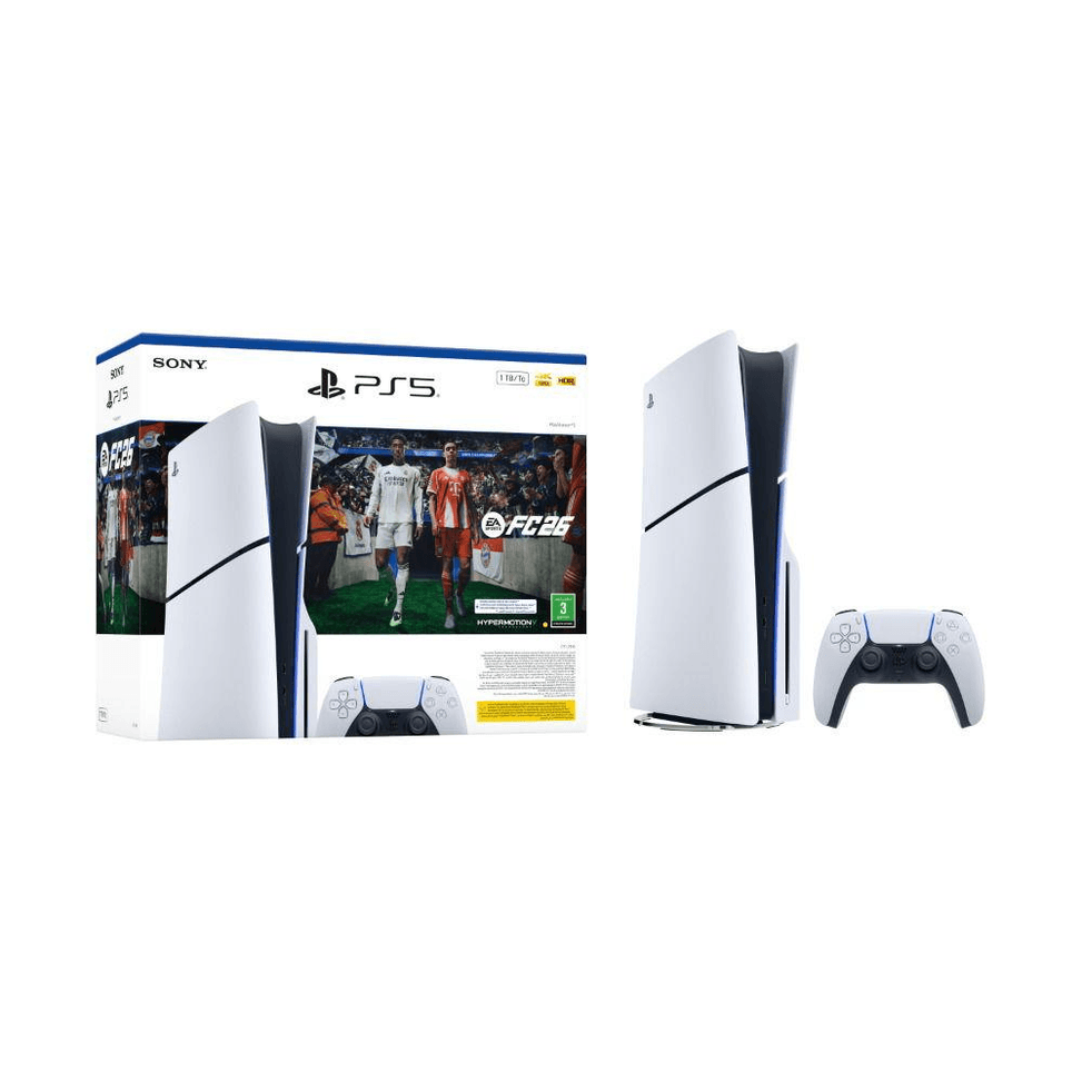 Pack Console PlayStation®5 Slim Standard (avec CD) 1 To + EA SPORTS FC 26 (CFI-2116A01Y) — image 1