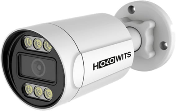 Caméra Holowits Bullet analogique 5MP Série A1A à lumière blanche avec micro (A1A-5LV)