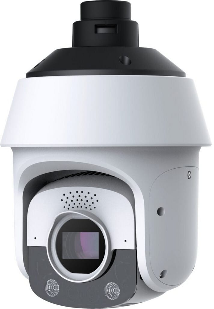 كاميرا مراقبة قبّة AI PTZ Holowits مع اتصال داخلي 1T 5MP IR/White-Light (HWT-D6550-10-Z33-SV) — صورة 1