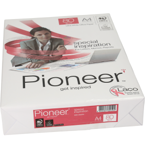 Ramette de papier Pioneer Papier A4, 80 g/m² (500 feuilles)