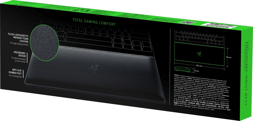 مسند معصم Razer Ergonomic Wrist Rest للوحة مفاتيح Mini (RC21-01720100-R3M1) — صورة 7
